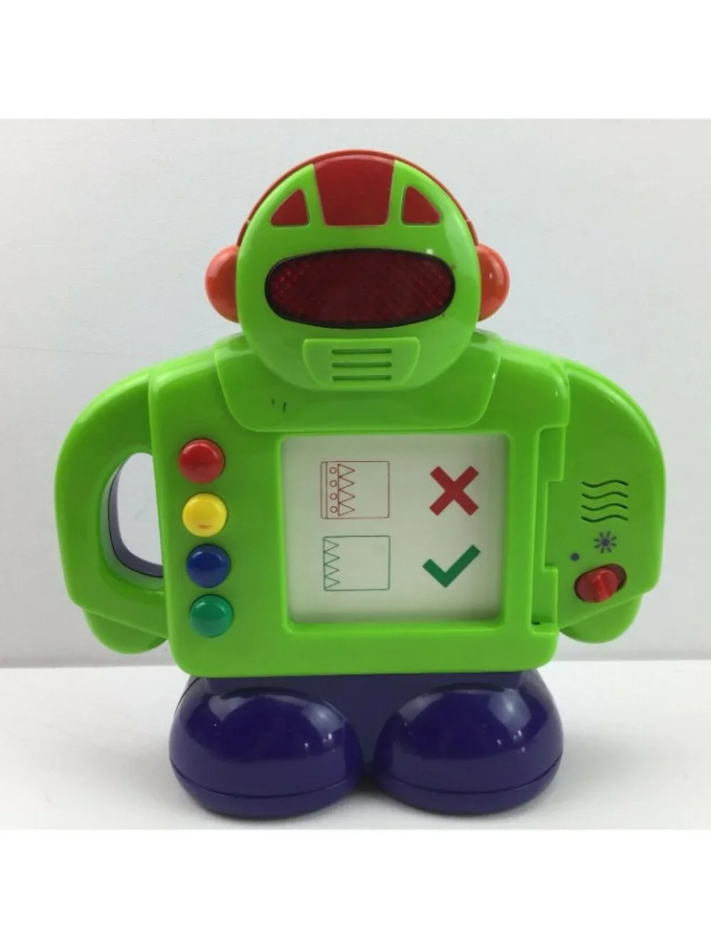 Green Robot Kid Toy Game Educational Learning Math Seasons Time Phonics Sorting